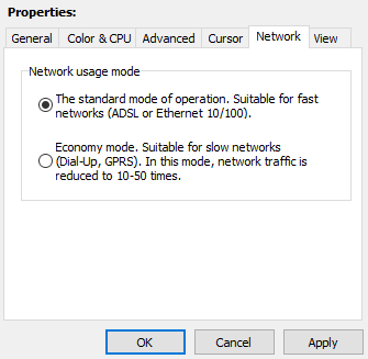 Network modes